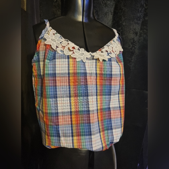 land and sea Tops - Vintage 70s "land and sea" brand summer blouse